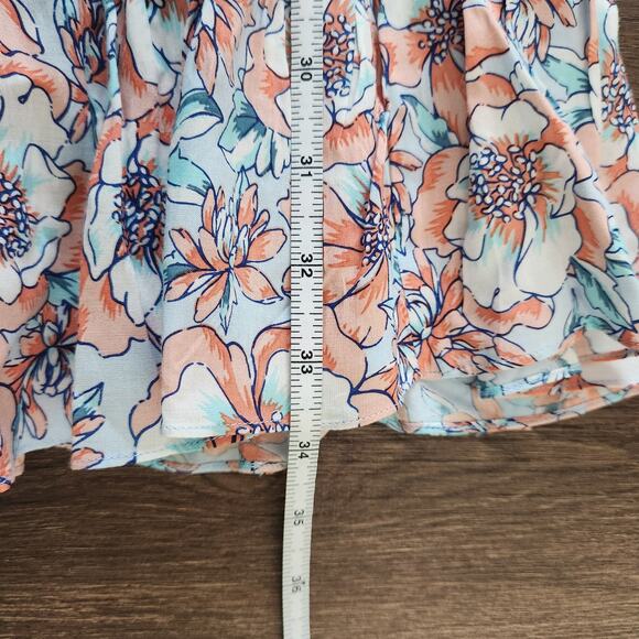 Poupette St. Barth Triny Floral Mini Dress M Beach Resortwear Cottagecore‎ Fairy - Picture 10 of 10